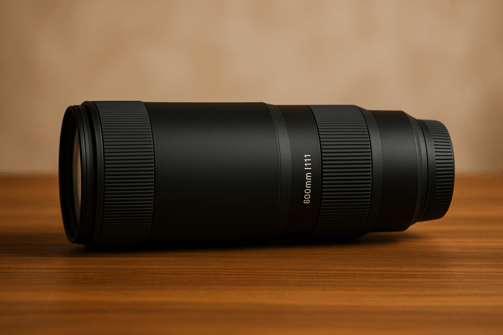 Canon RF 600mm f/11 IS STM super-telephoto lens for wildlife photography.